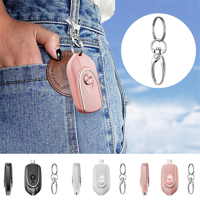 2 In 1 Mini Keychain Power Bank